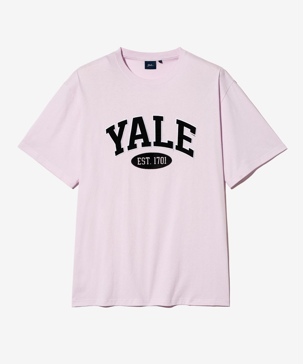 예일(YALE) 투톤아치 반팔티셔츠 라이트 퍼플