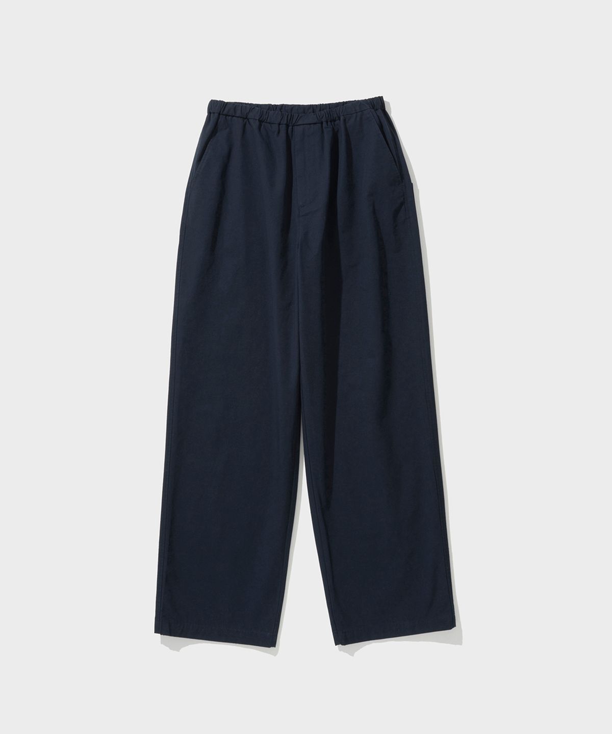 셔터(SHIRTER) COTTON SILK NEP BANDING PANTS (NAVY)