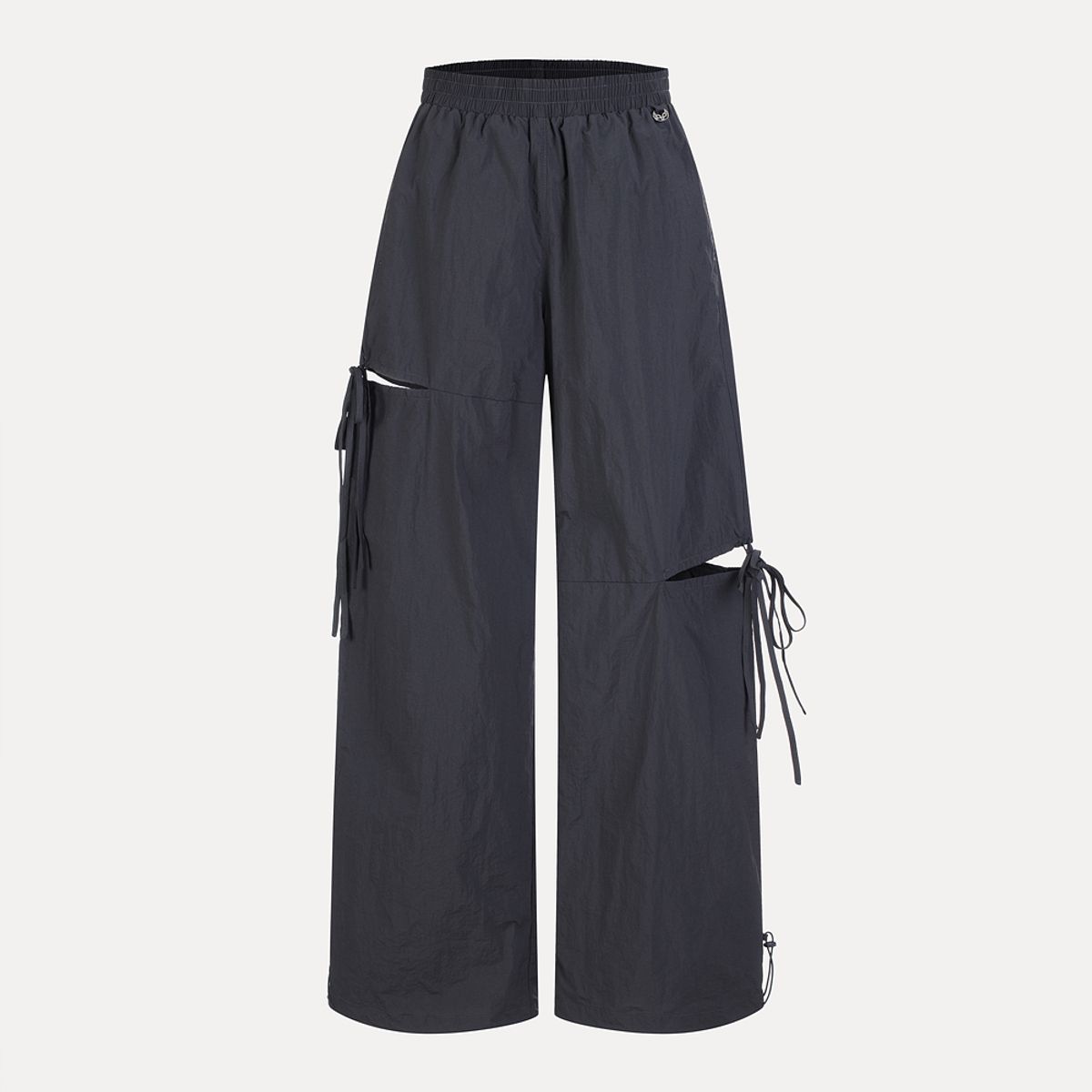 라라폭스(LALAFOX) CUT OUT TRACK PANTS CHARCOAL BR2WP008