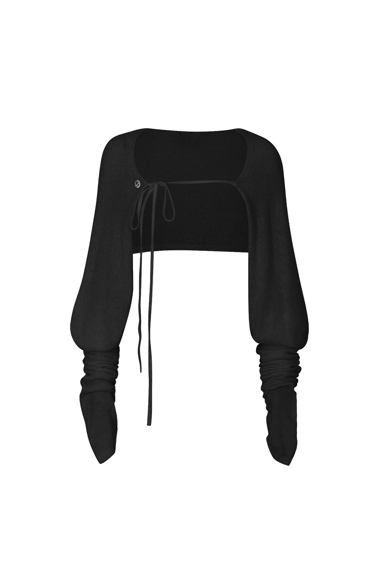 MUSINSA | PAINORPLEASURE TULIP BOLERO black