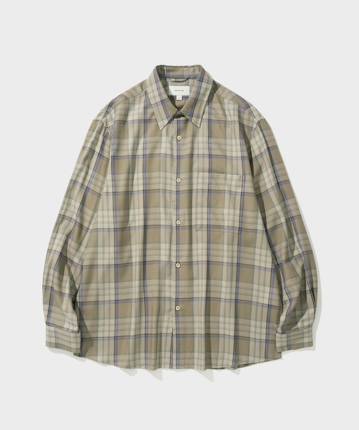 셔터(SHIRTER) NAVONA SHIRT V2 (CHECK BEIGE)