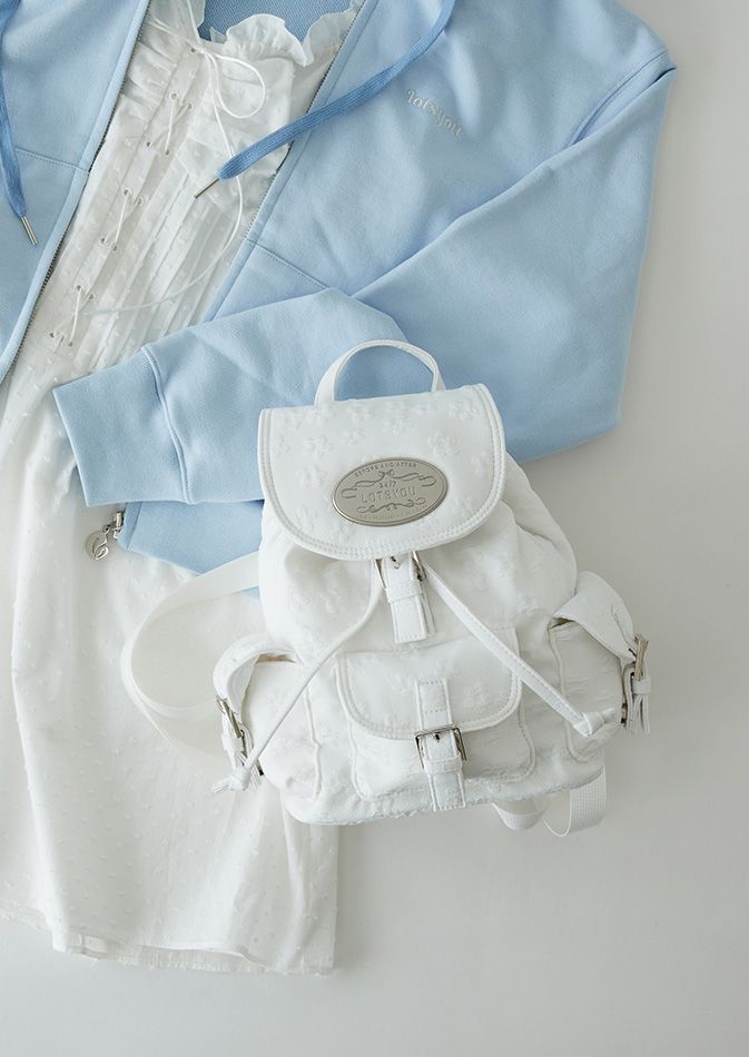 バッグ LOTSYOU chubby backpack white LOTSYOU] Nostalgia Chubby Backpack White – Ohue