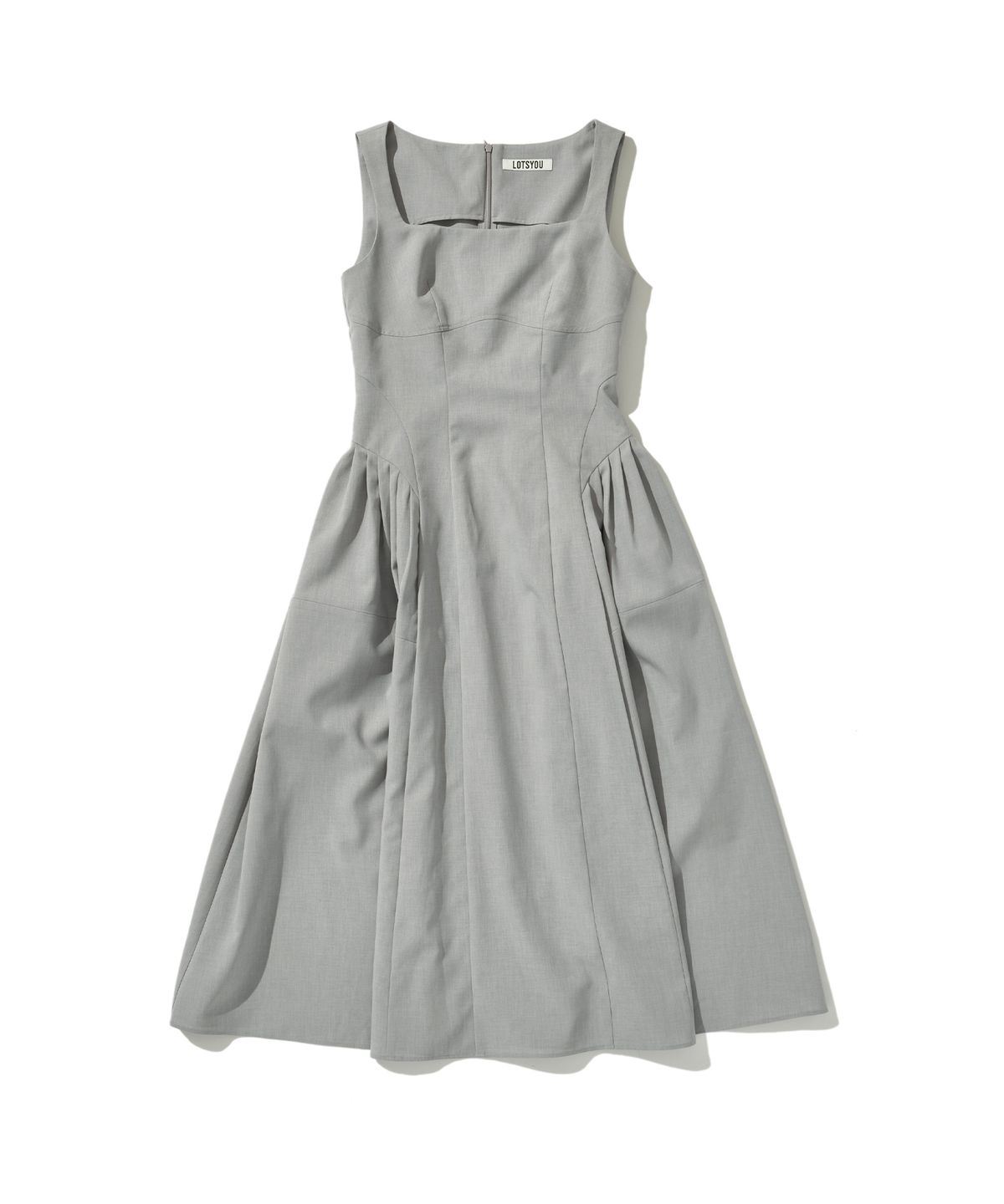 라츠유(LOTSYOU) lotsyou_Old Money Dress Gray
