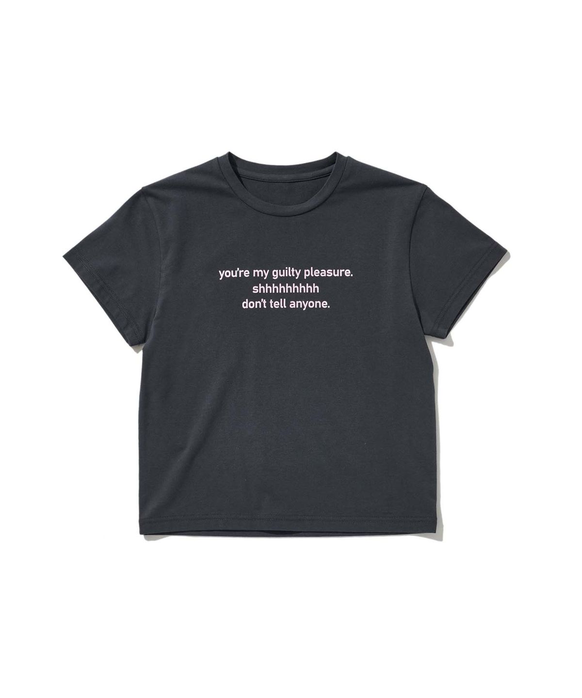 라츠유(LOTSYOU) Guilty Pleasure Baby T-shirt Charcol