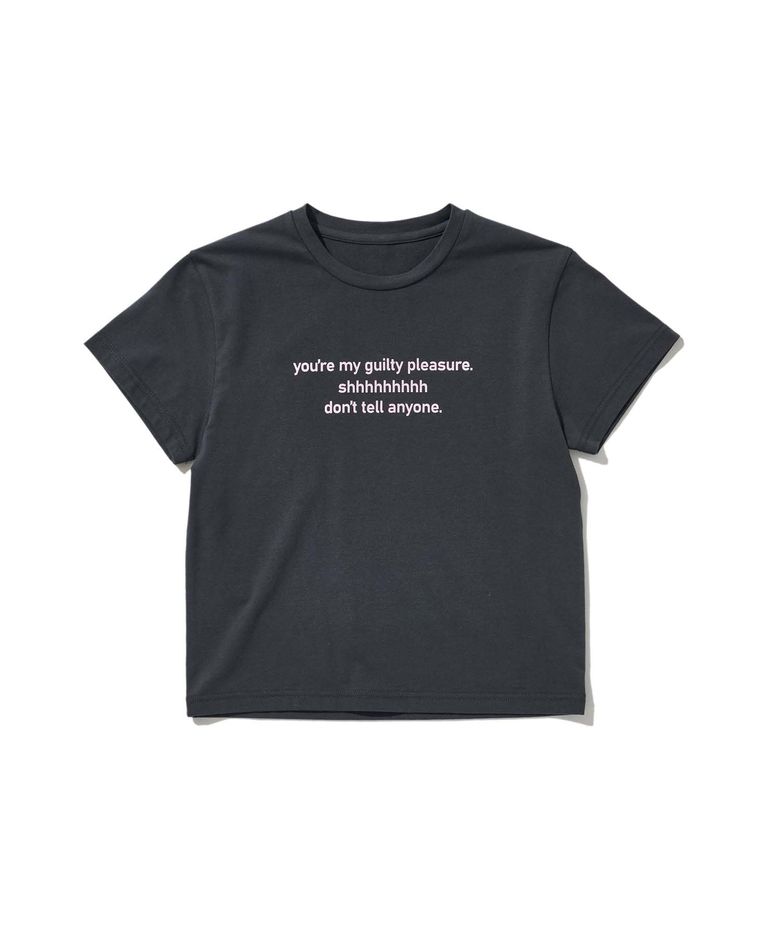 Guilty Pleasure Baby T-shirt Charcol