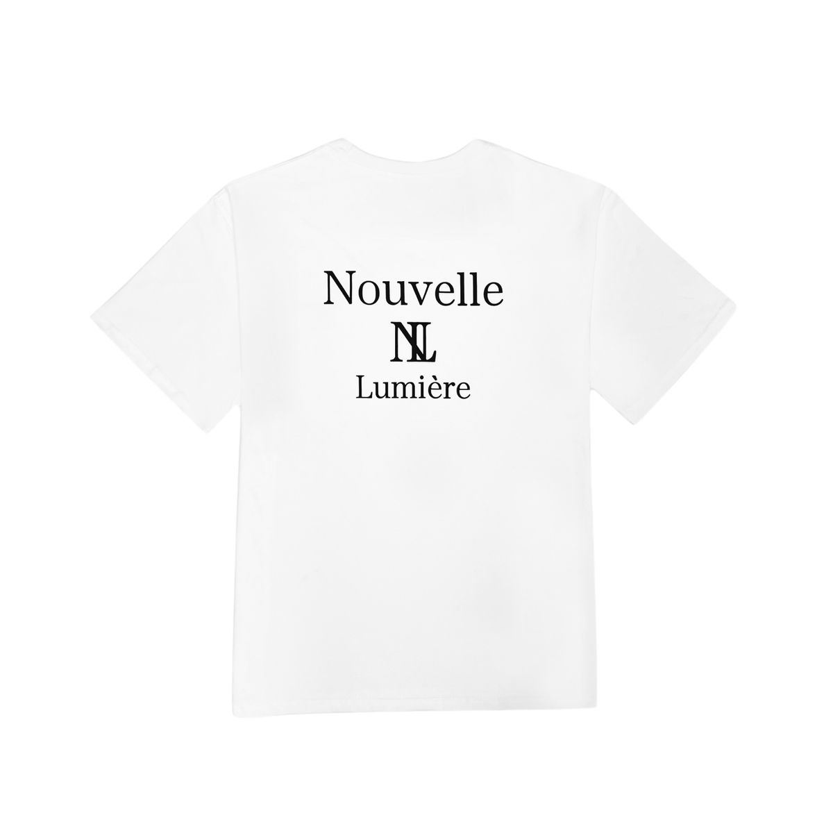 누벨르미에르(NOUVELLE LUMIERE) 아크로 화이트 반팔 티셔츠