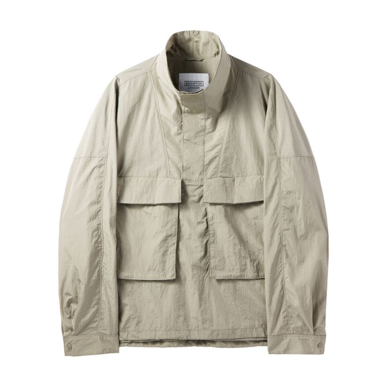 RIPSTOP LONG SLEEVE ANORAK - BEIGE (P242MAN538)