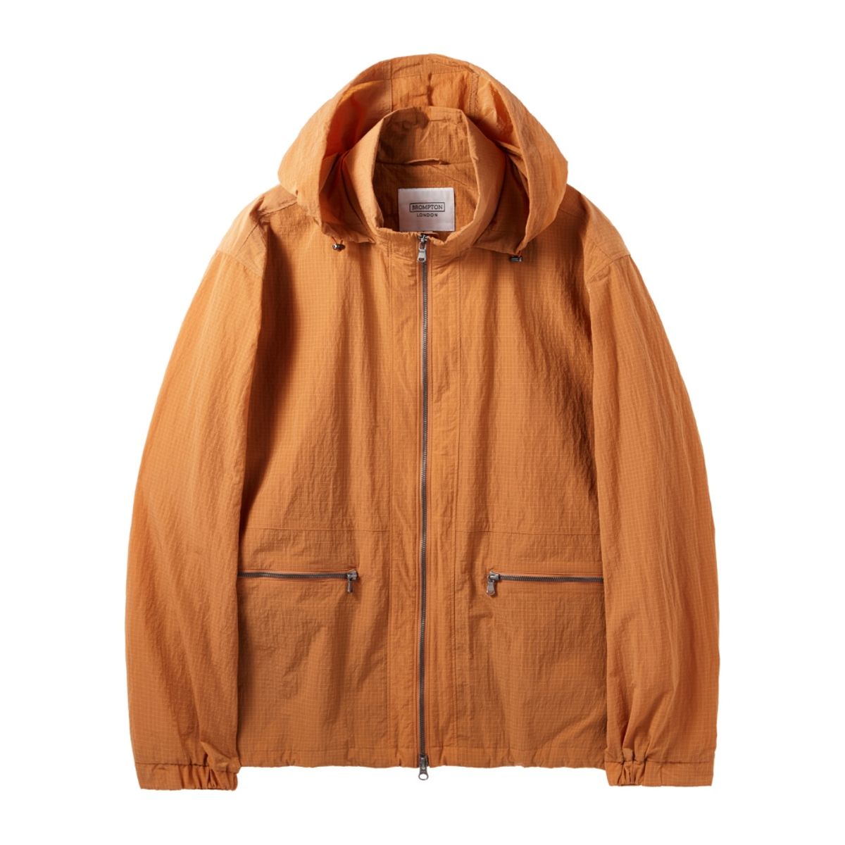 브롬톤 런던(BROMPTON LONDON) RIPSTOP HOODED JUMPER - ORANGE (P242UJP431)