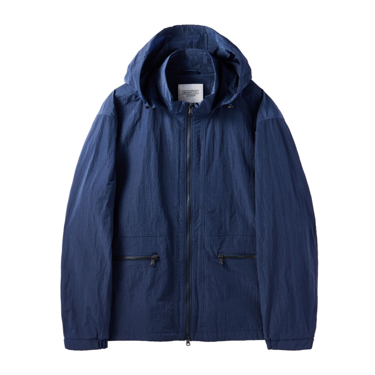 브롬톤 런던(BROMPTON LONDON) RIPSTOP HOODED JUMPER - NAVY (P242UJP431)