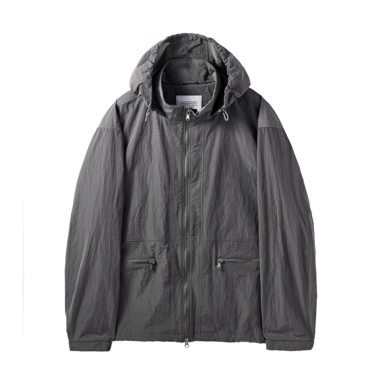 브롬톤 런던(BROMPTON LONDON) RIPSTOP HOODED JUMPER - KHAKI (P242UJP431)