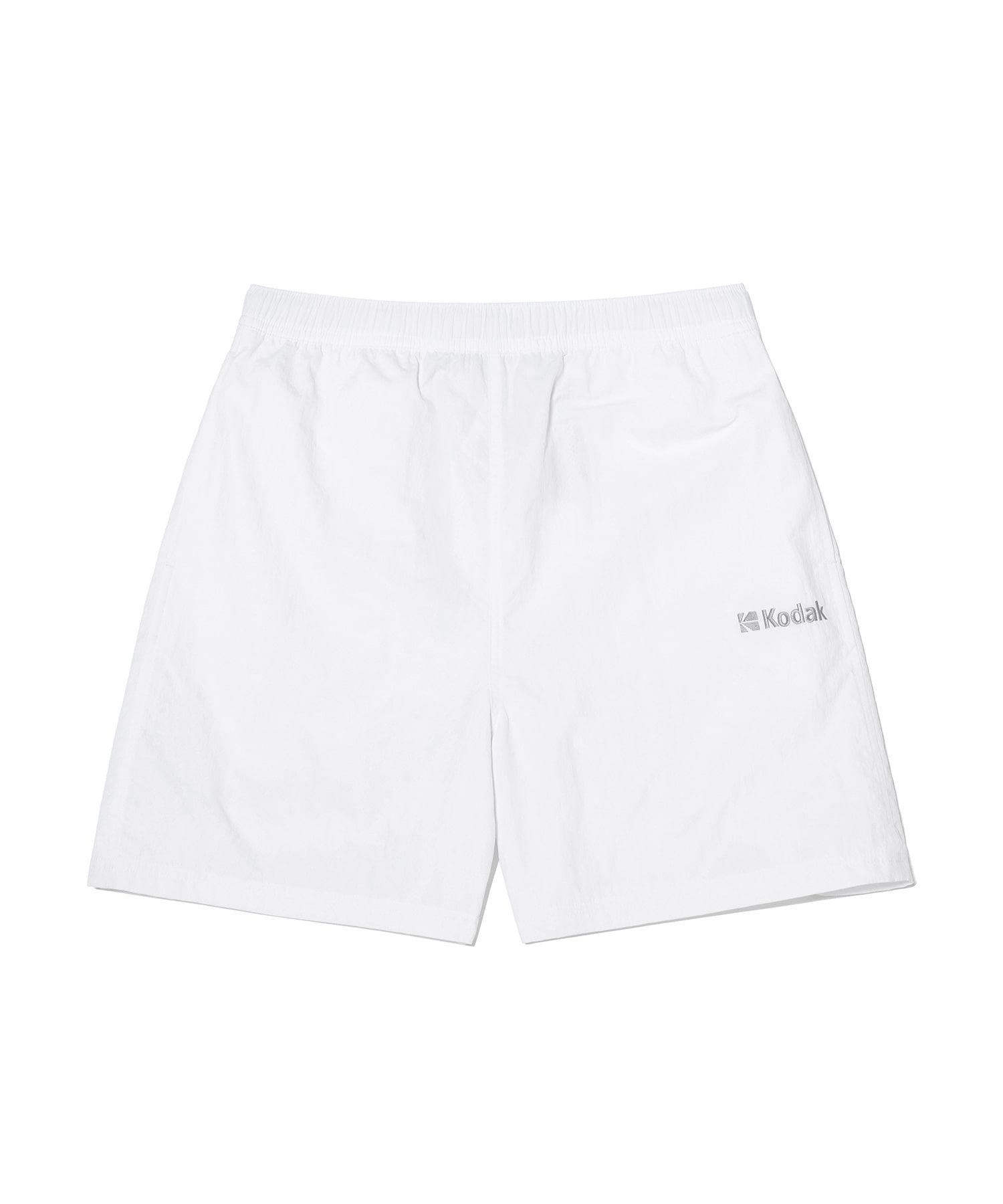 MUSINSA | KODAK Color Plus Regular Fit 3/4 Length Shorts WHITE