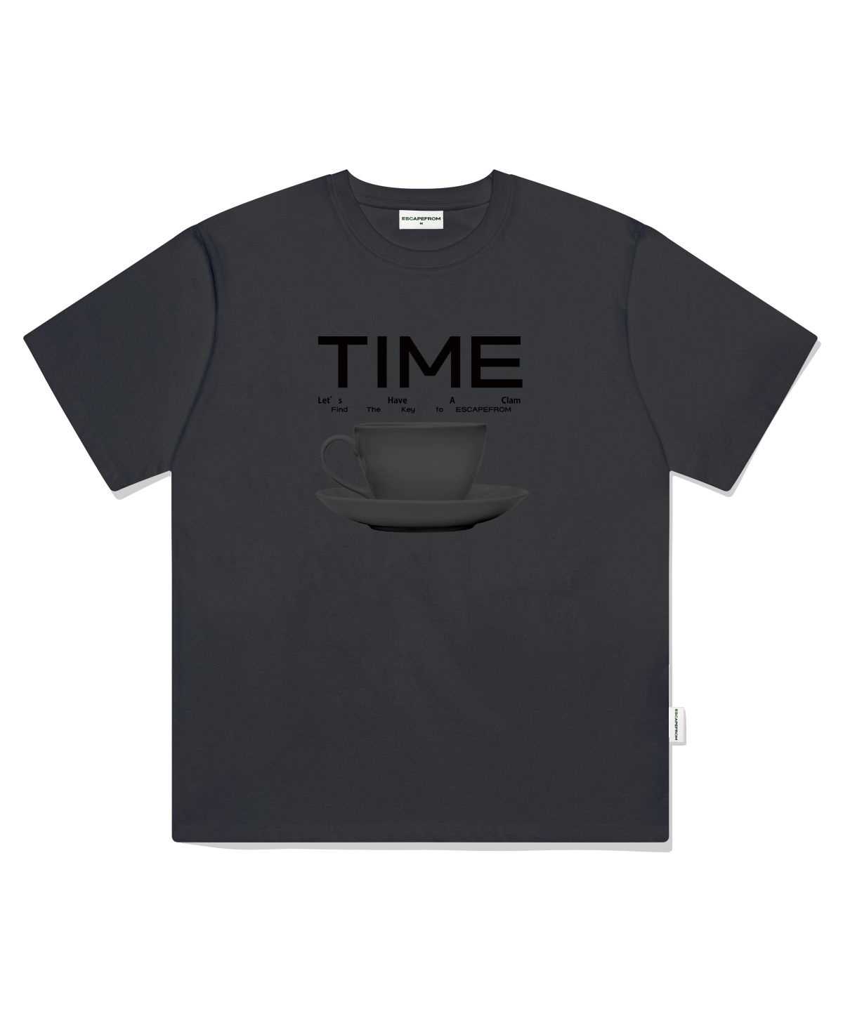 Tシャツ・カットソー [ESCAPEFROM] Gradient ESCF Logo OverFit Short Sleeve T-shirt MUSINSA | ESCAPEFROM Tea time print overfit short sleeve t