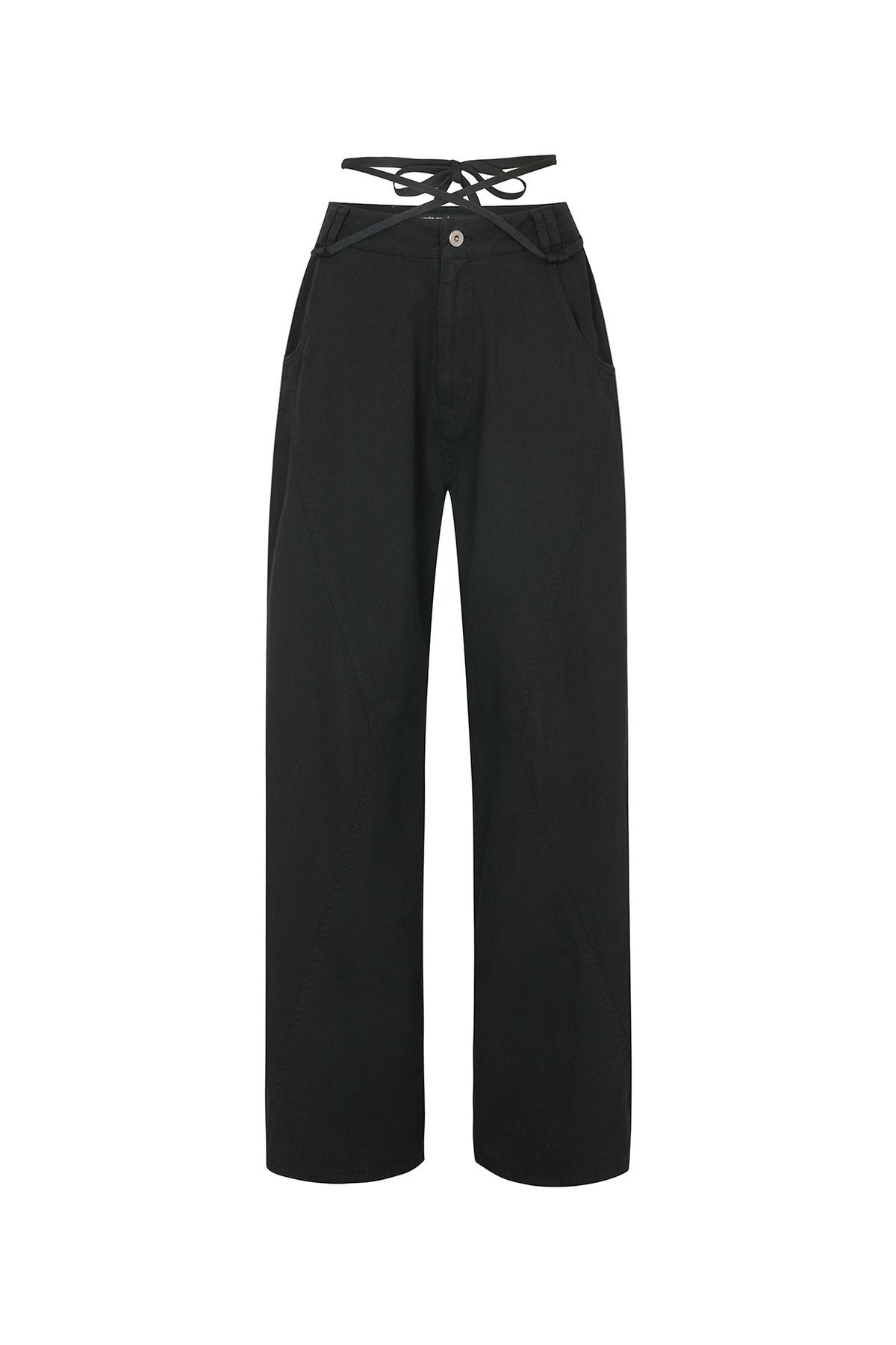 페인오어플레져(PAINORPLEASURE) LIV PANTS black