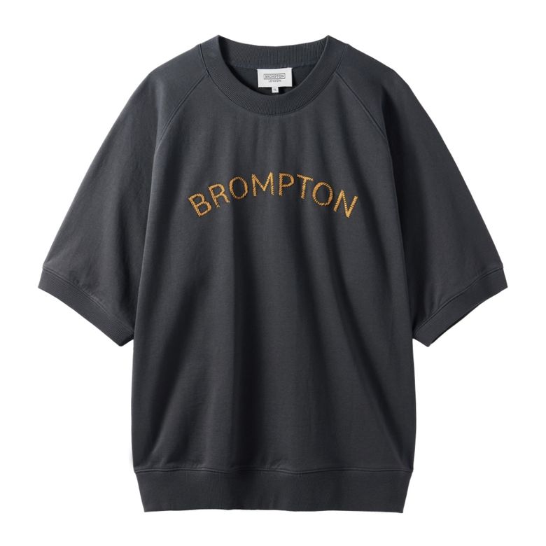ROPE EMBRO TERRY HALF SLEEVE T-SHIRT - C/GREY (P242UTS420)