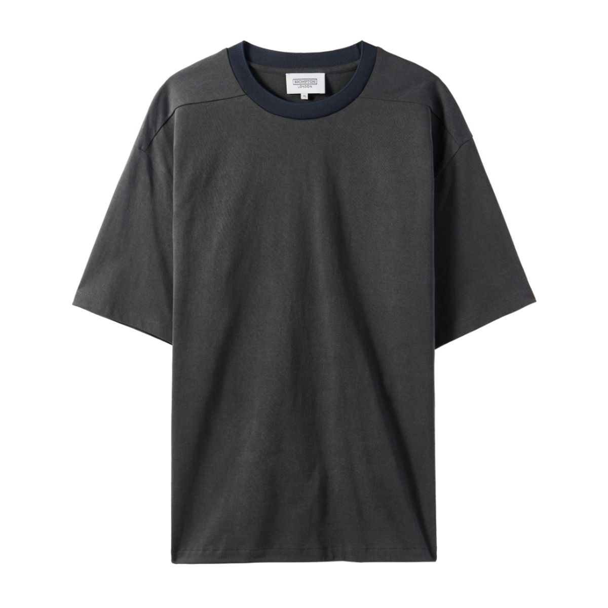 브롬톤 런던(BROMPTON LONDON) PIGMENT HALF SLEEVE T-SHIRT - C/GREY (P242UTS417)