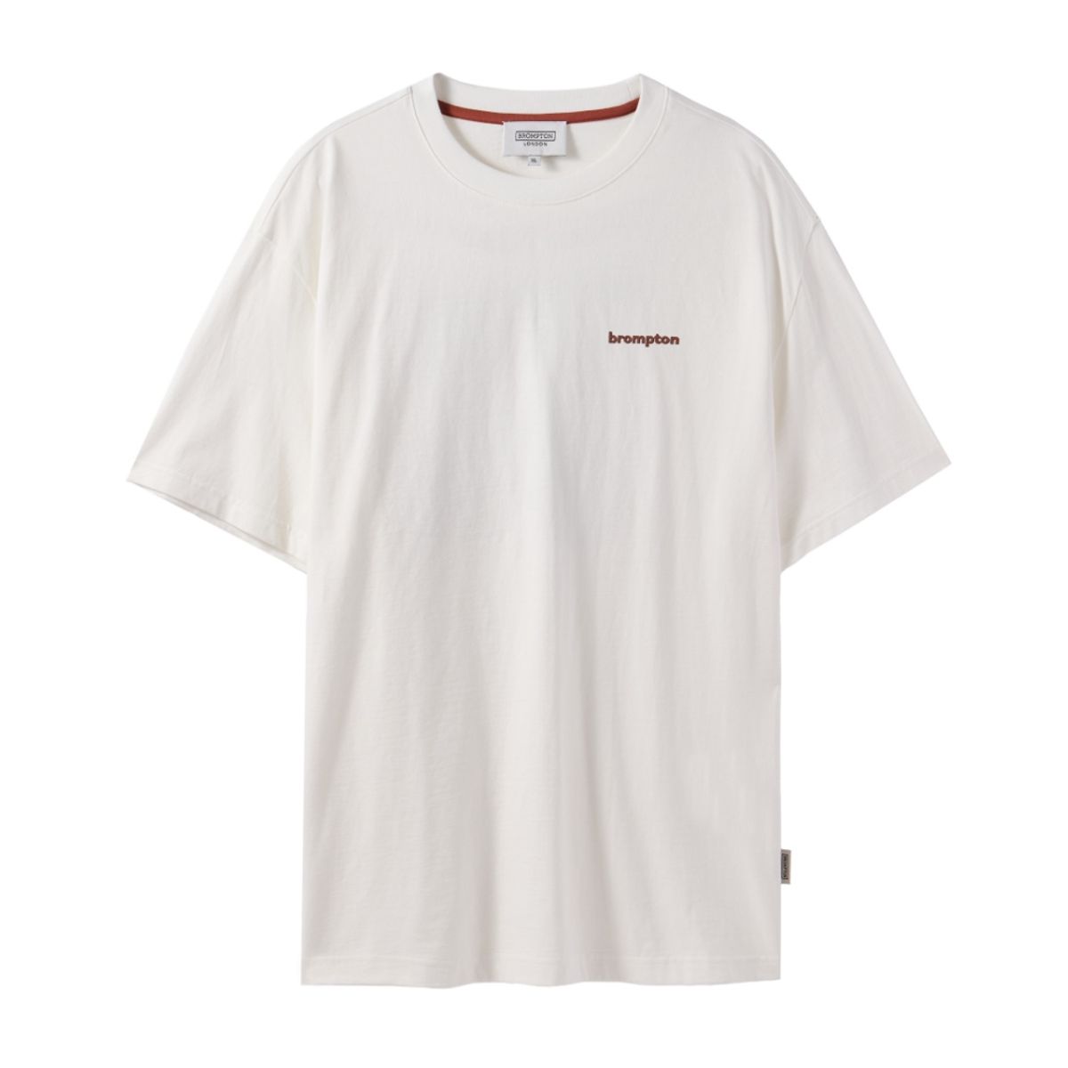 브롬톤 런던(BROMPTON LONDON) BROMPTON PARTS GRAPHIC T-SHIRT - WHITE (P242UTS416)