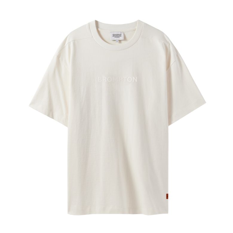 1975 BROMPTON LOGO T-SHIRT - IVORY (P242UTS411)
