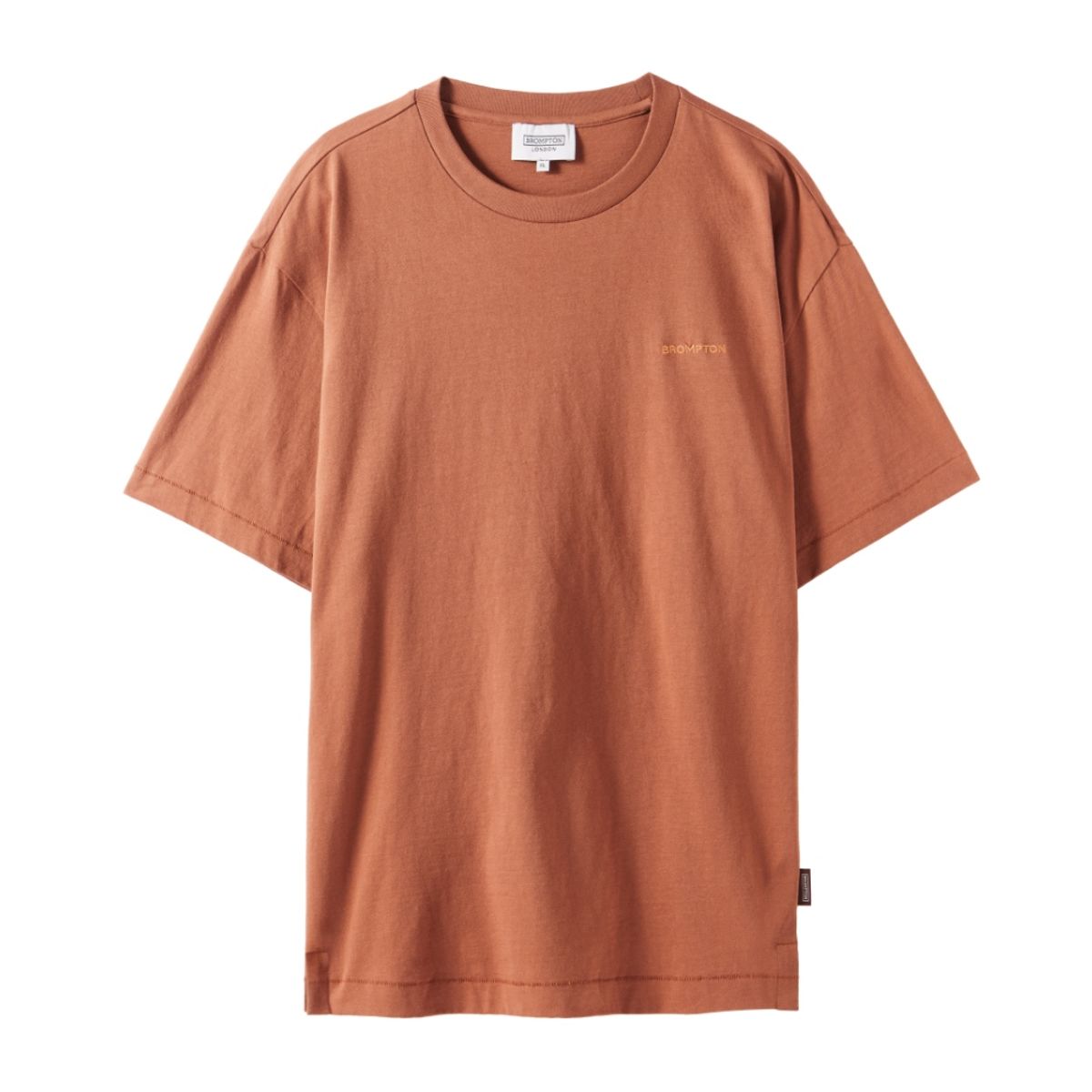 브롬톤 런던(BROMPTON LONDON) BROMPTON LOGO T-SHIRT - BRICK (P242UTS410)