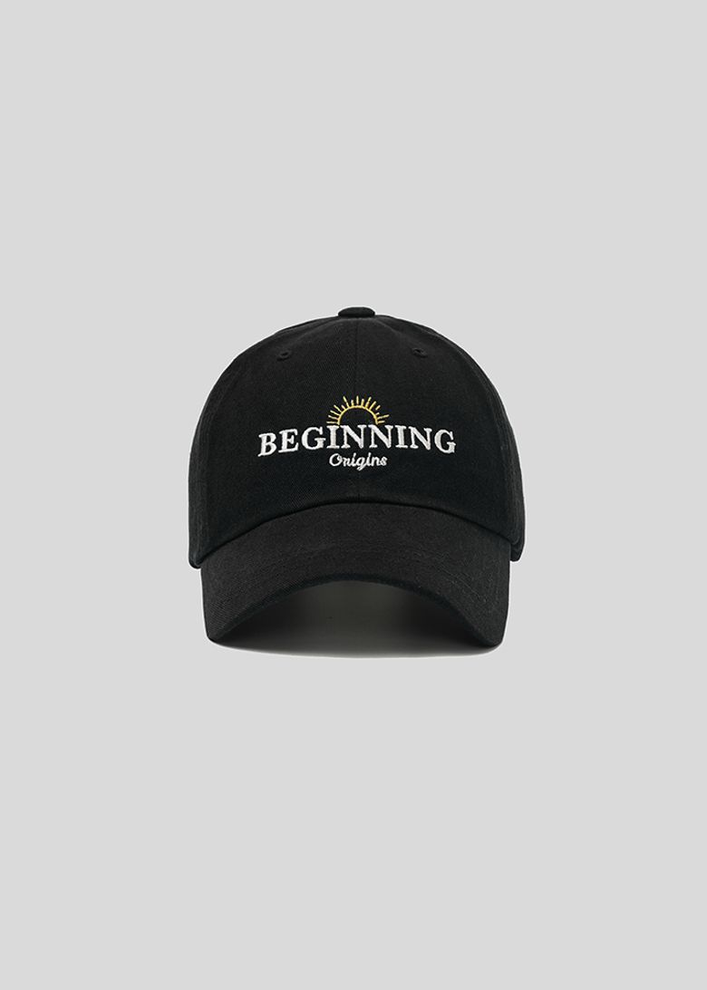 Beginning ball cap [black]