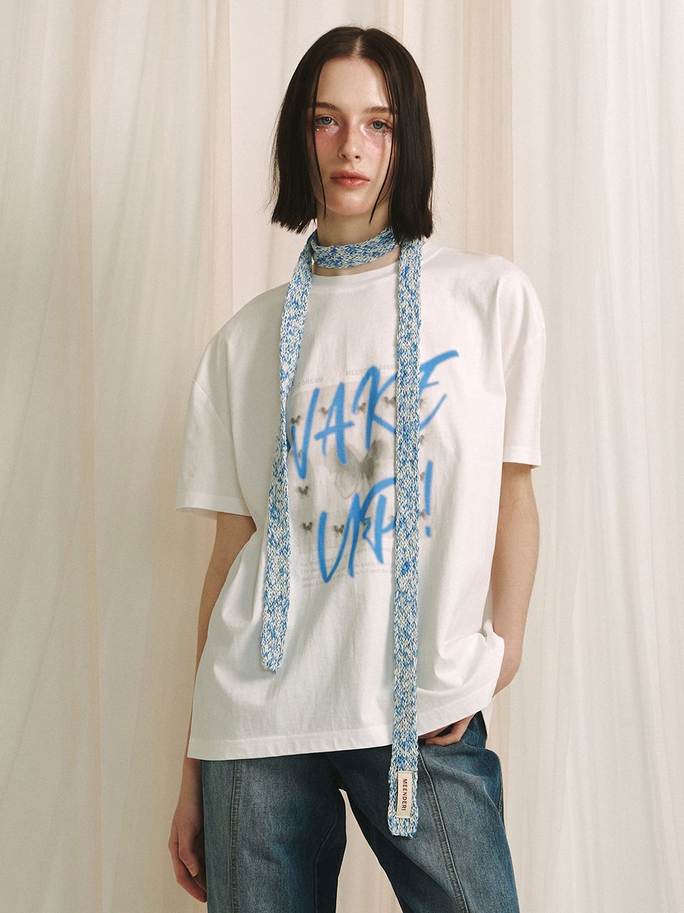 MUSINSA | MEENDERI MONDAY T-SHIRT - BLUE