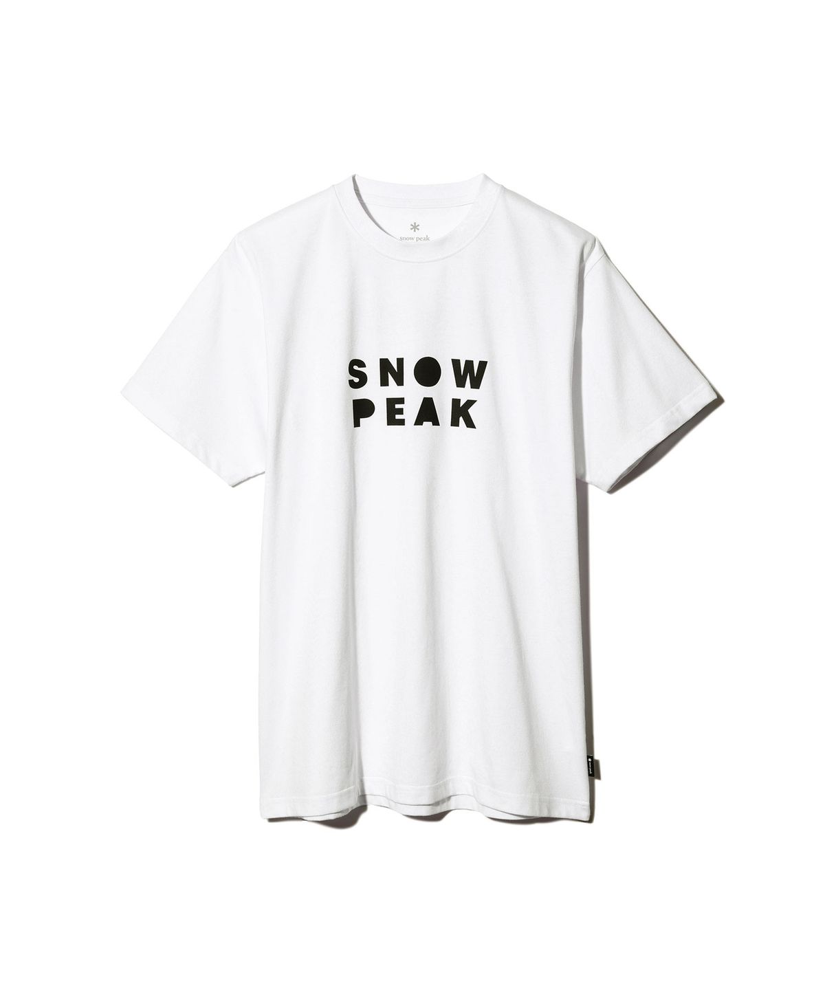 스노우피크(SNOWPEAK) 스노우피커 캠퍼 티셔츠 - 화이트 / TS-24SU003WH