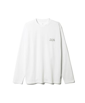 캠핑 클럽 긴팔 티셔츠 - 화이트 / TS-24SU006WH