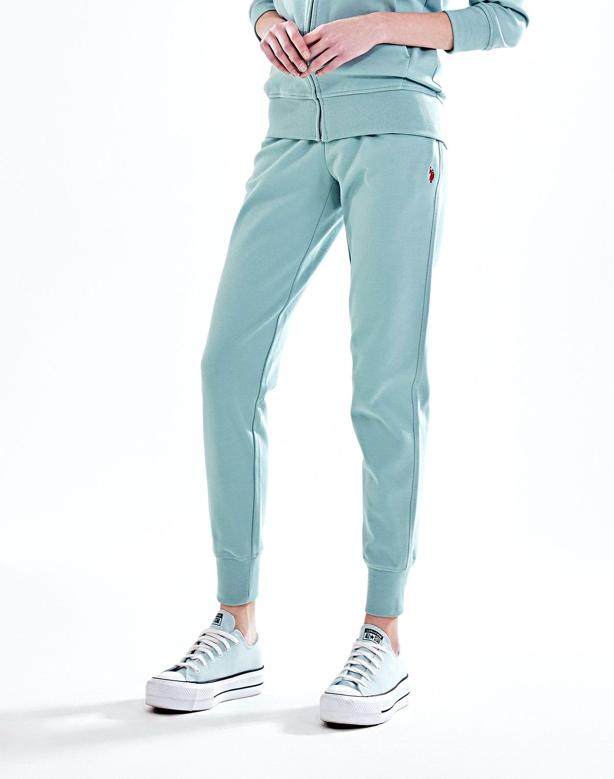 유에스 폴로 어신(USPOLOASSN) 화이트라벨 USA COTTON 이지웨어 하의_JADE GREEN