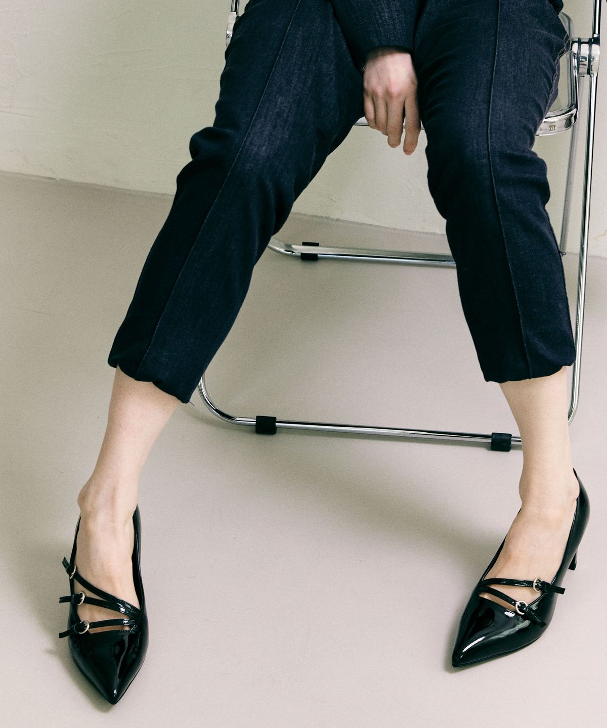 어썸듀(AWESOME DEW) Glossy Linea Pumps_ADS469_7cm