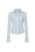 VIVIAN SCARF SHIRT blue