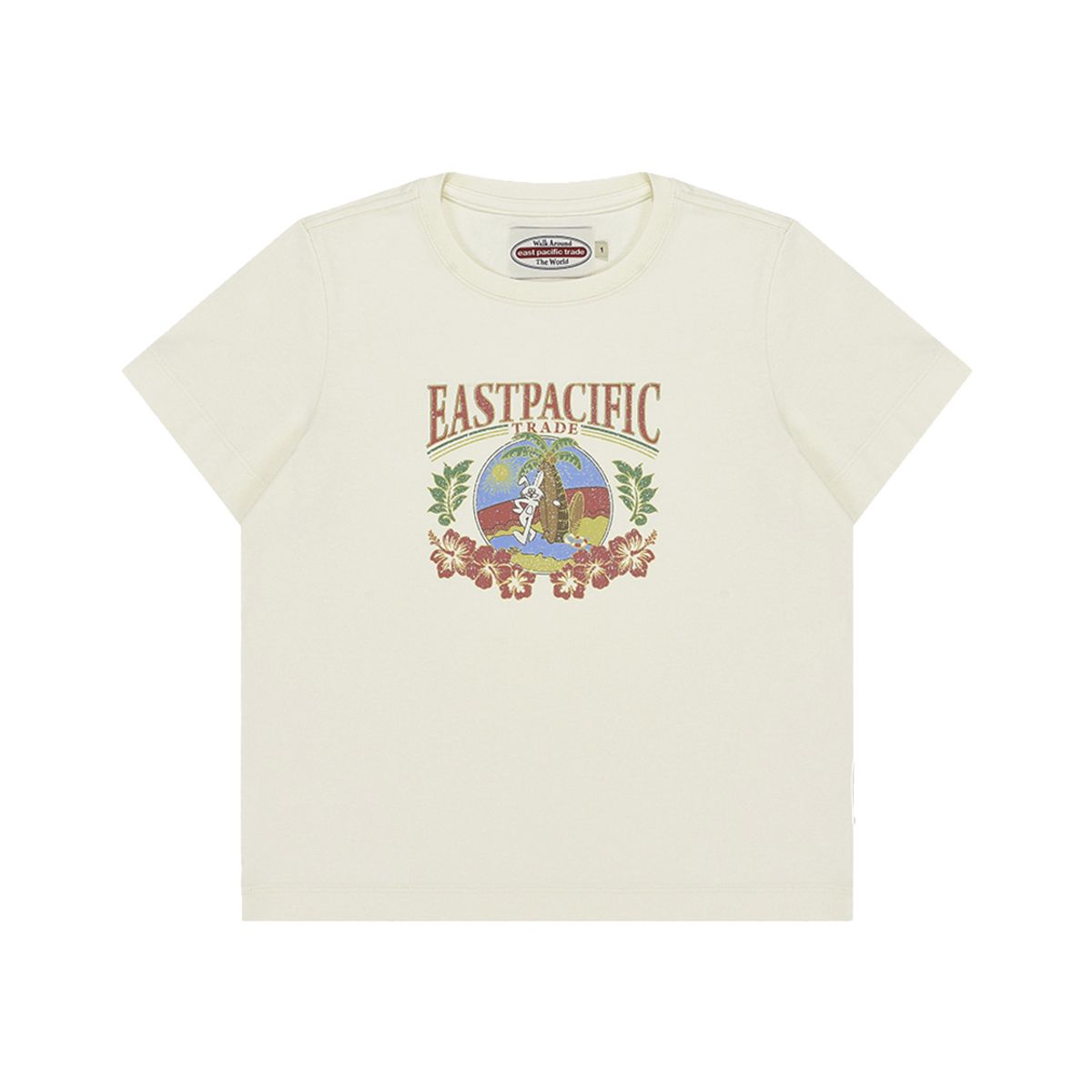 이피티(EPT) WM NIBBLE SURF T-SHIRT (CREAM)