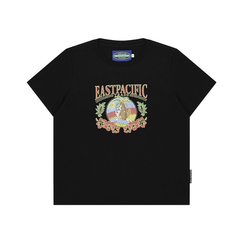 WM NIBBLE SURF T-SHIRT (BLACK)