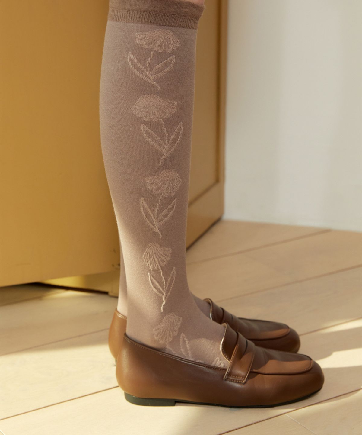 삭스어필(SOCKS APPEAL) BK knee high arnica