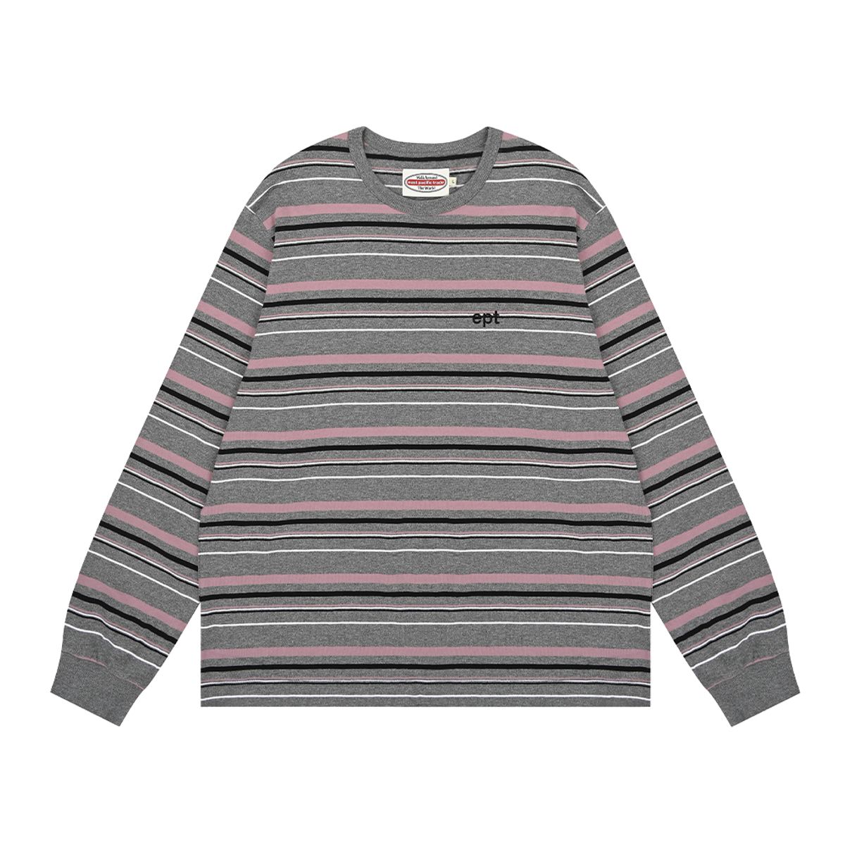 이피티(EPT) STRIPED LONGSLEEVE (H/GERY)