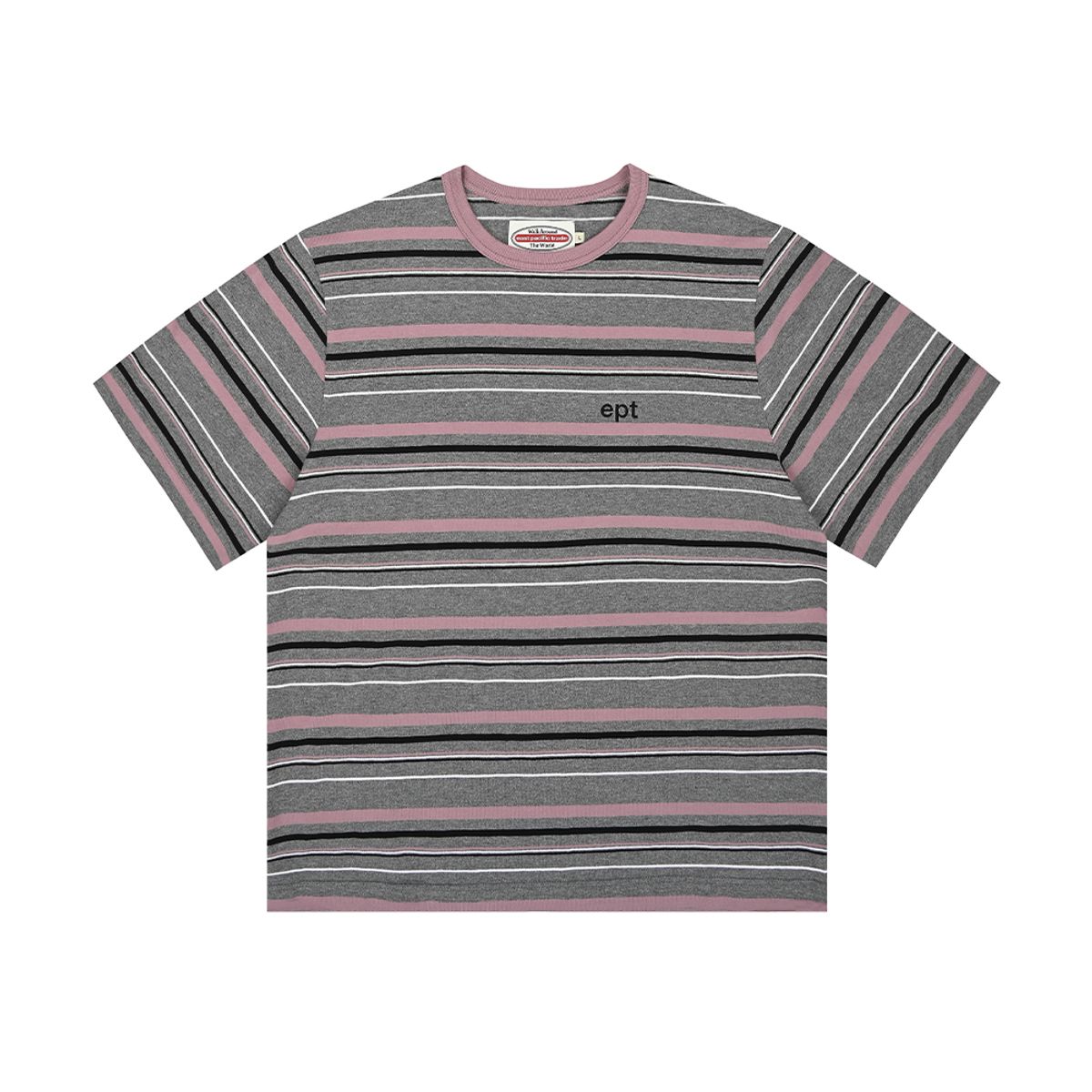 이피티(EPT) STRIPED T-SHIRT (H/GREY)