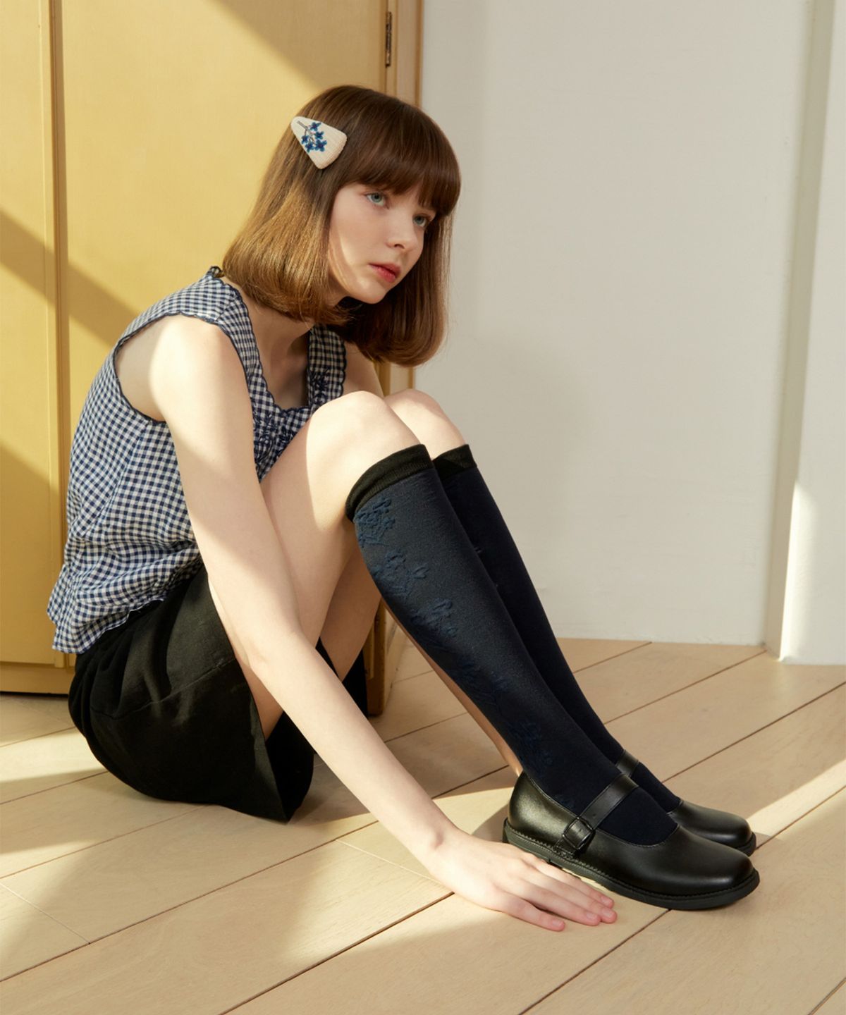 삭스어필(SOCKS APPEAL) BK knee high forget me nots