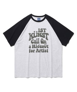 HIDEOUT RAGLAN TEE_LIGHT GREY(IK2EMMT503A)