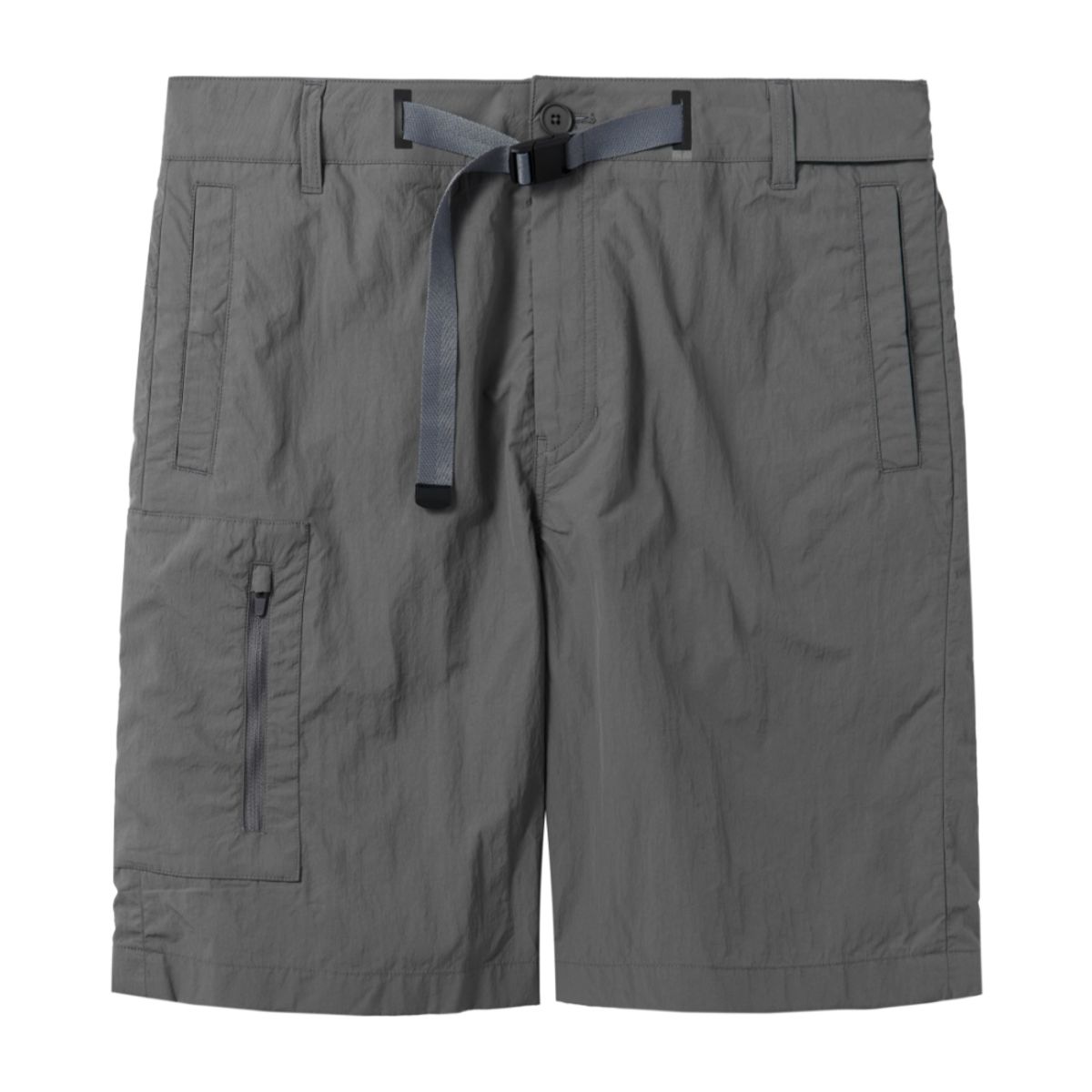 브롬톤 런던(BROMPTON LONDON) BELTED SHORTS - D/GREY (P242MHP233)
