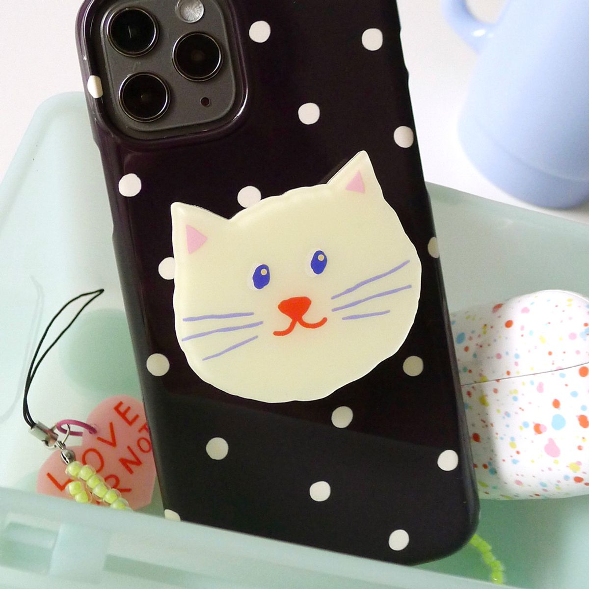 러브오낫(LOVE OR NOT) Babyshu Kitty Griptok 맥세이프톡