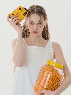 본보야지 월렛 데일리 나일론 카드 동전 여행 지갑 - 허니블랙