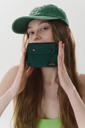 본보야지 월렛 데일리 나일론 카드 동전 여행 지갑 - 포레스트블랙