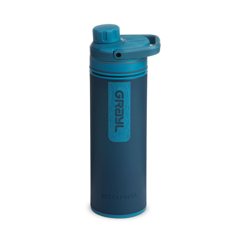 휴대용 정수 물병 울트라프레스 (500ml)_블루