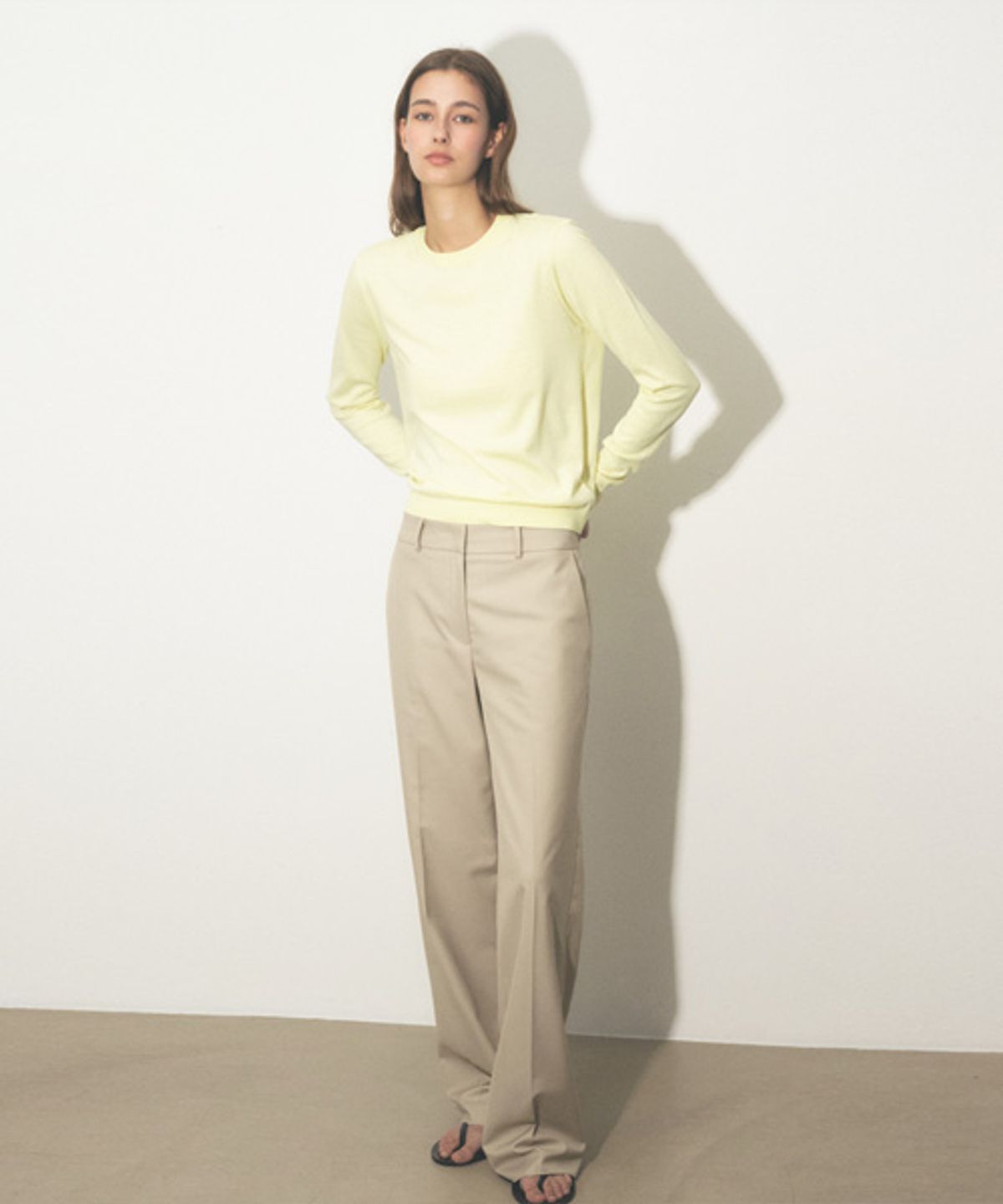 리디피(RIDIFI) CLASSIC SILK KNIT_LEMON
