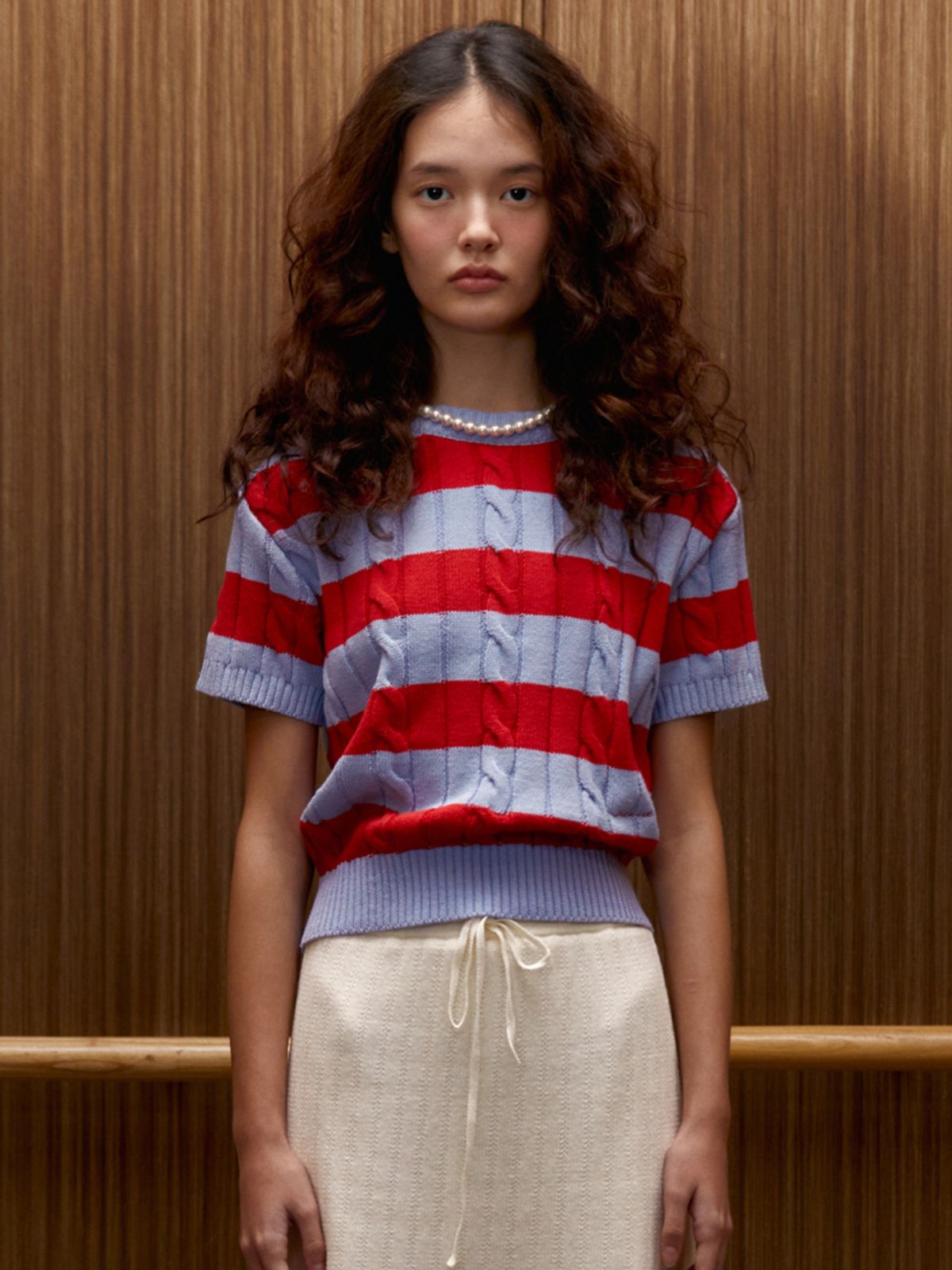 시엔느(SIENNE) Niki Cable Knit (Blue)
