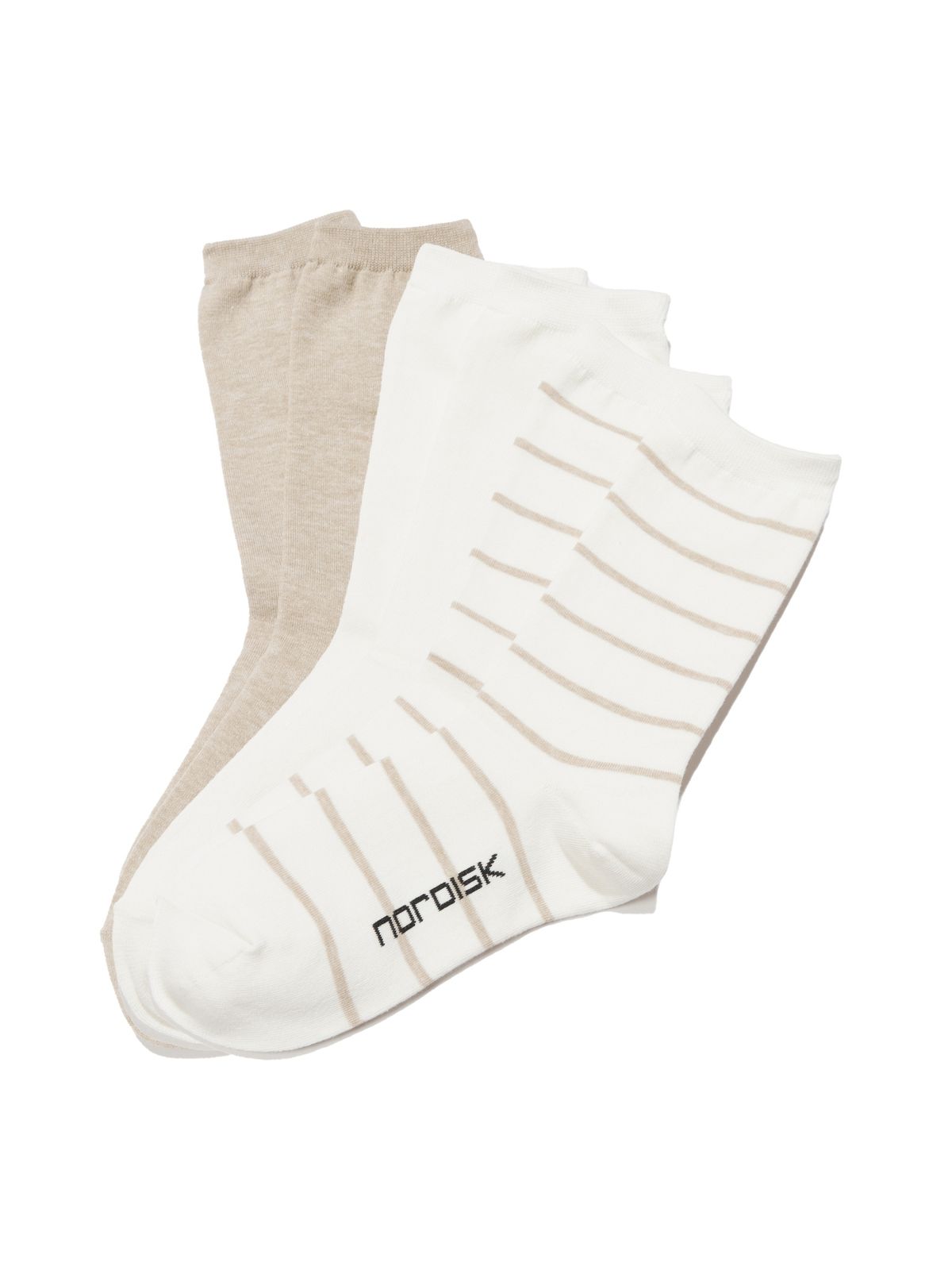 노르디스크(NORDISK) [에센셜] 하이 삭스 PACK (3 in 1)_Off White