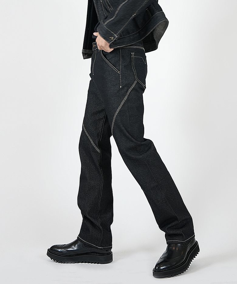 VC4302 _DENIM PANTS _Charcoal Gray