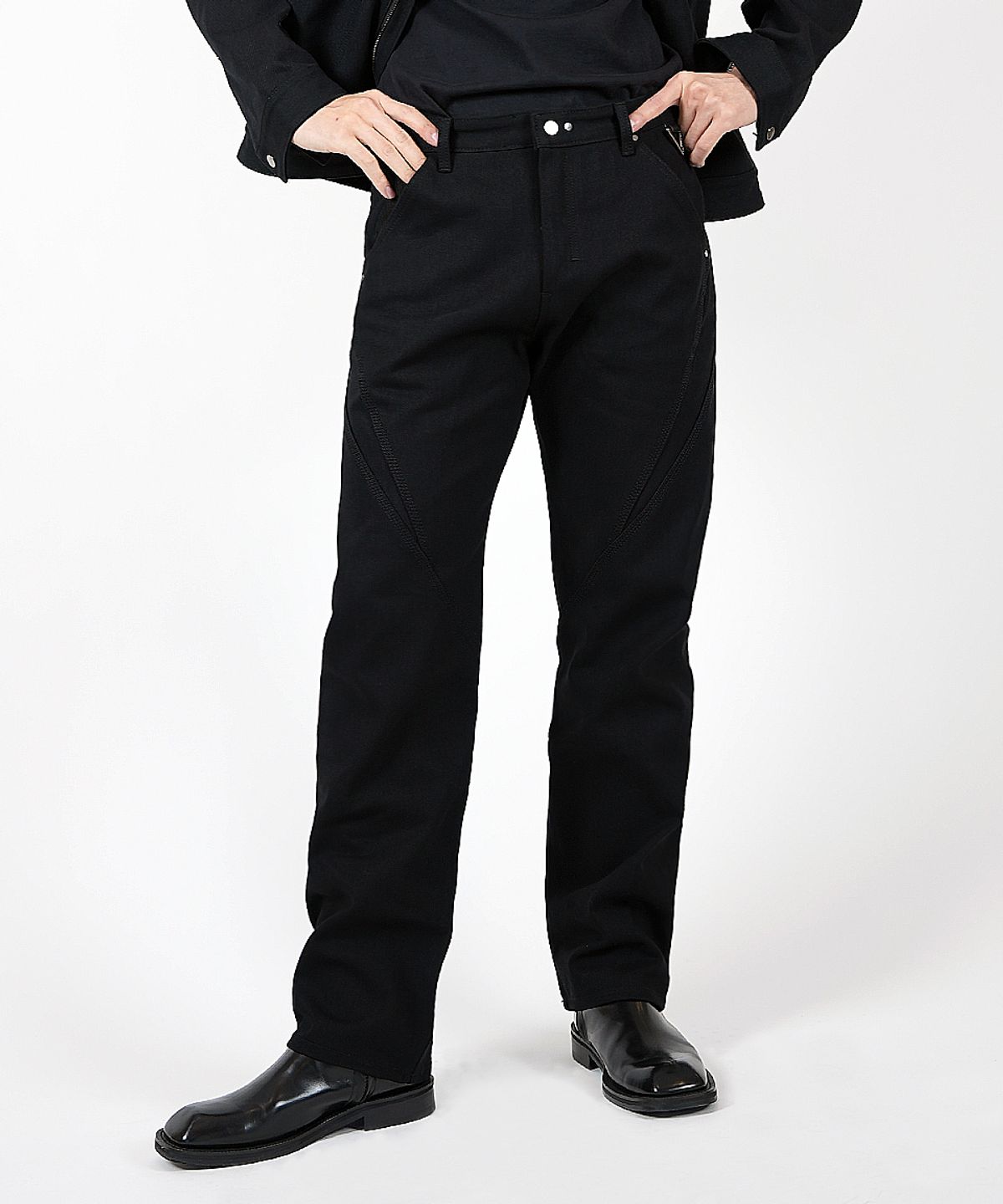 블랙비스트(VLACK VEAST) VC4303 _DENIM PANTS _Black