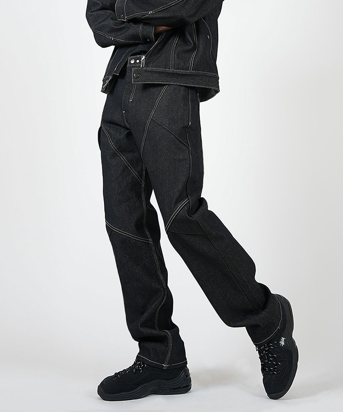 블랙비스트(VLACK VEAST) VC4304 _DENIM PANTS _Charcoal Gray