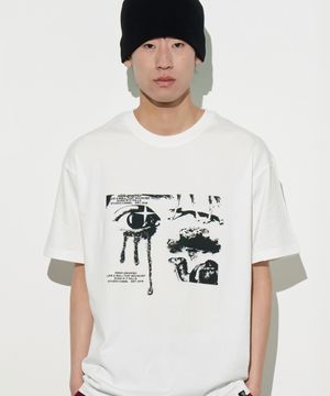 드롭 바운스 반팔티셔츠(화이트)