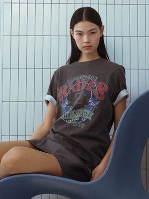 Vintage Rose Graphic T-shirt VW4SE027_3color