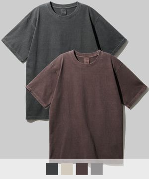 [2PACK] 오리지널 텐스 피그먼트 반팔 티셔츠 4종 YKST1452